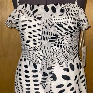 Polka Dot Long dress NWT.